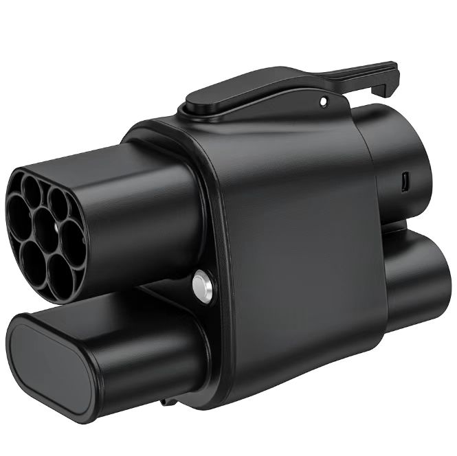Özel Logolu CCS2'den CCS1'e EV - Ev Charger Adapter incelemesi ve fiyatı