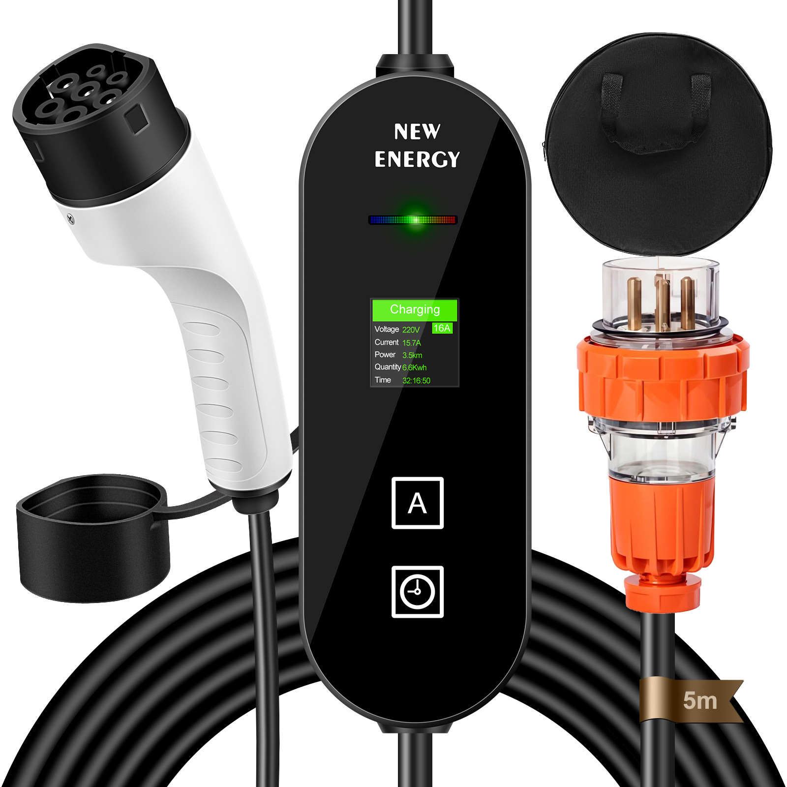 AB/İngiltere Fişli CEE 32A/16A - Portable Ev Charger 32A Type 2 Cee Plug incelemesi ve fiyatı