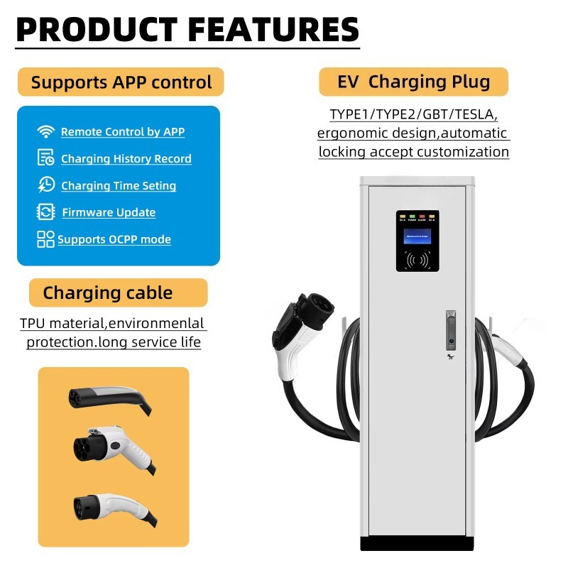 22kW*2 GB/T Tip1/Tip2 Çift AC  - Ev Charger incelemesi ve fiyatı