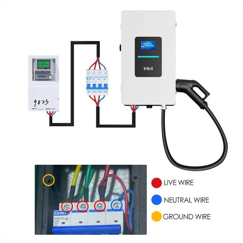 RSCHG 20kw CCS1 IP54 DC Elektr - Ev Charger incelemesi ve fiyatı